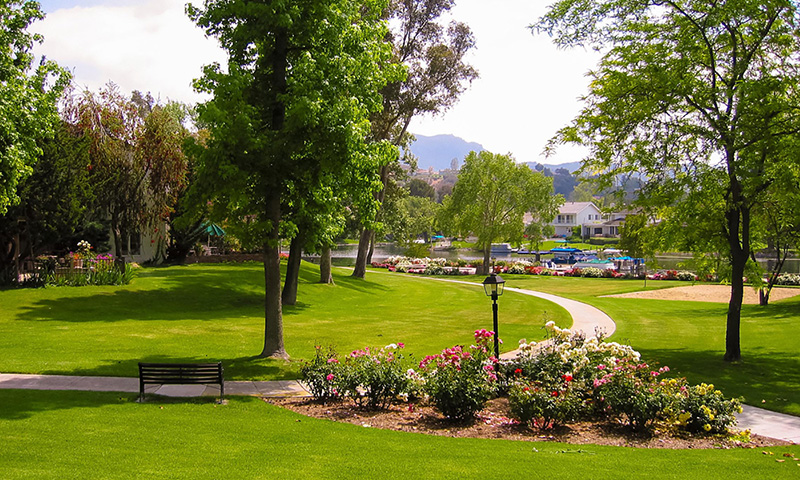 Lake Park landscaping project